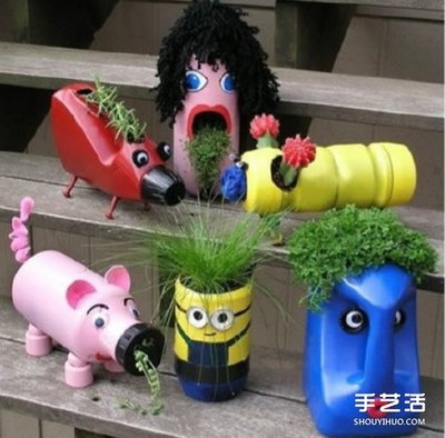 如何使用塑料瓶制作花盆,以及如何使用塑料瓶制作花盆